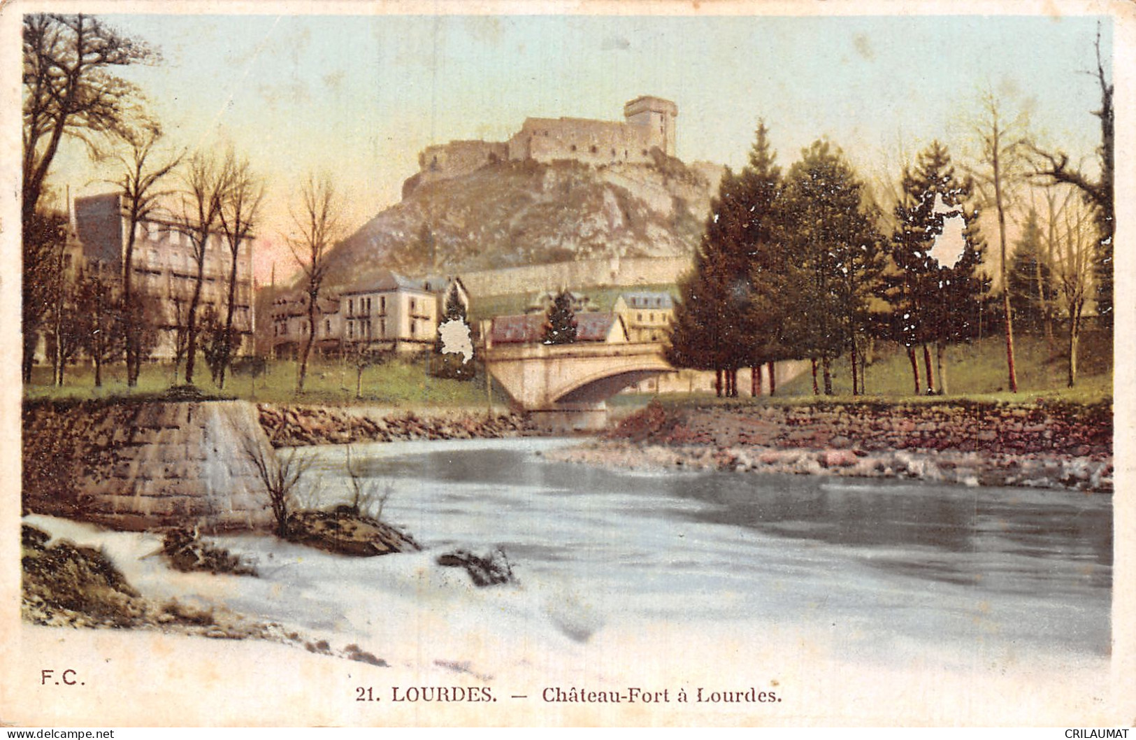 65-LOURDES CHÂTEAU FORT-N°5148-E/0243 - Lourdes