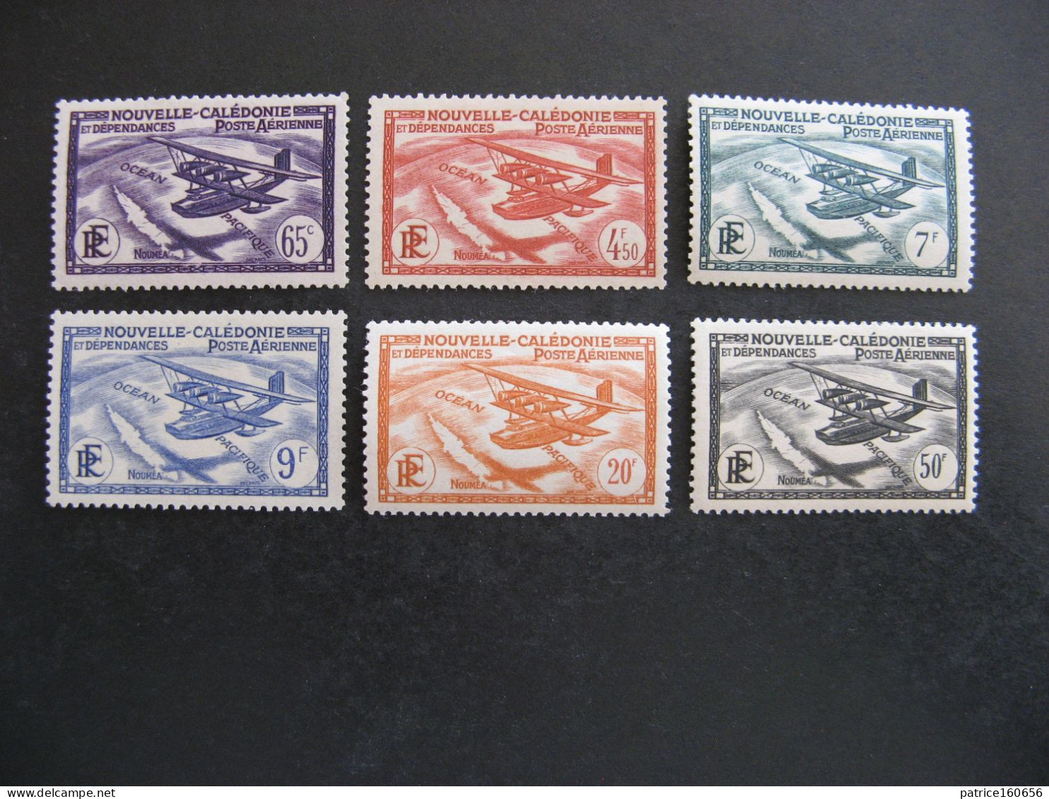 Nouvelle-Calédonie: Série PA N°29 Au PA N°34, Neufs X . - Unused Stamps