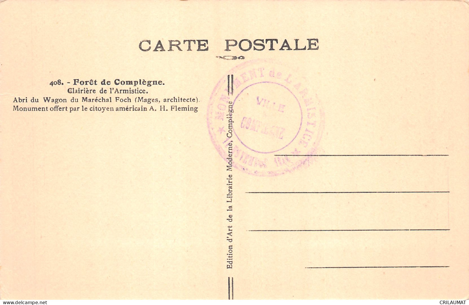 60-COMPIEGNE LA FORET-N°5148-D/0357 - Compiegne