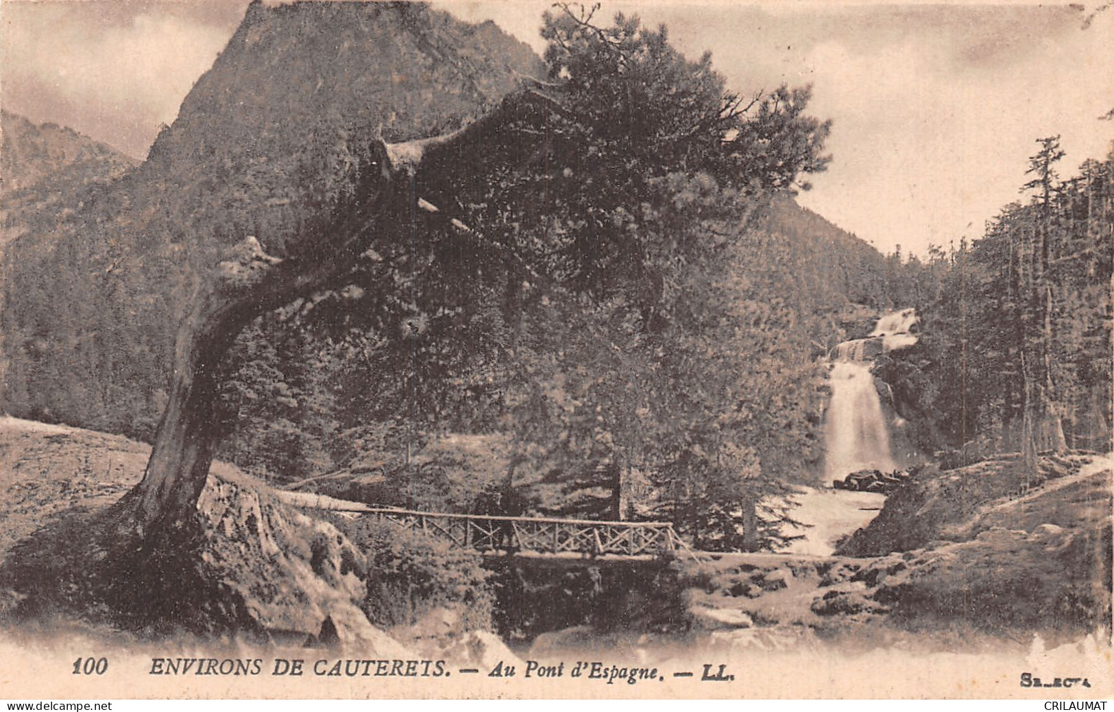 65-CAUTERETS PONT D Espagne-N°5148-D/0129 - Cauterets