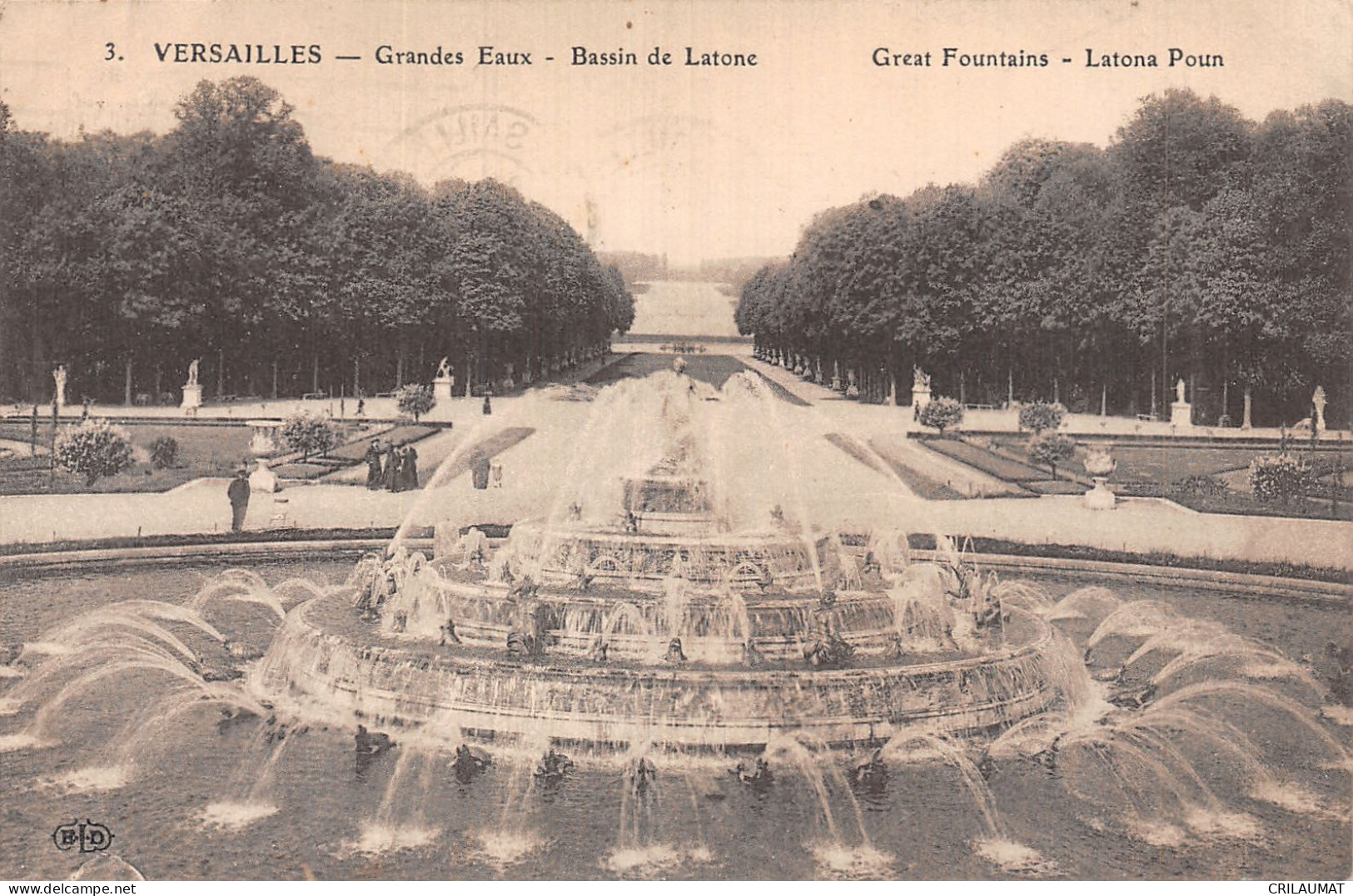 72-VERSAILLES BASSIN DE LATONE-N°5148-D/0087 - Versailles (Château)