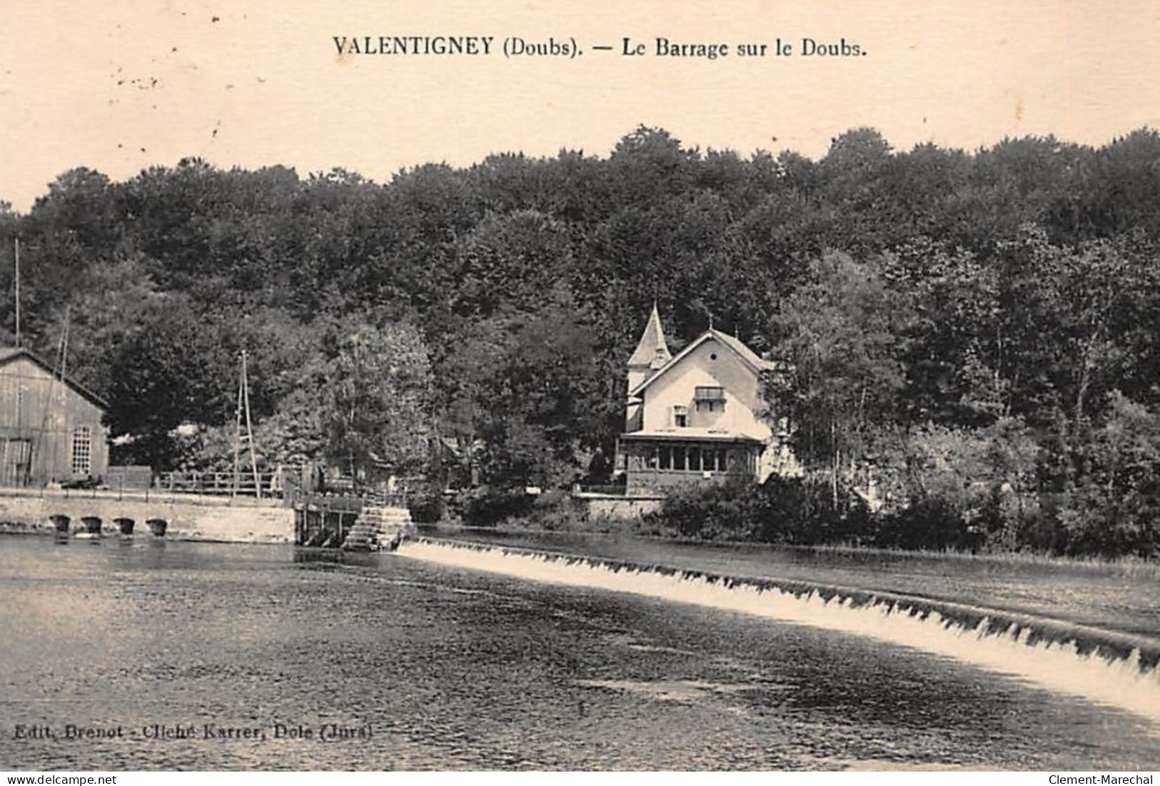 VALENTIGNEY : Le Barrage Sur Le Doub - Tres Bon Etat - Valentigney