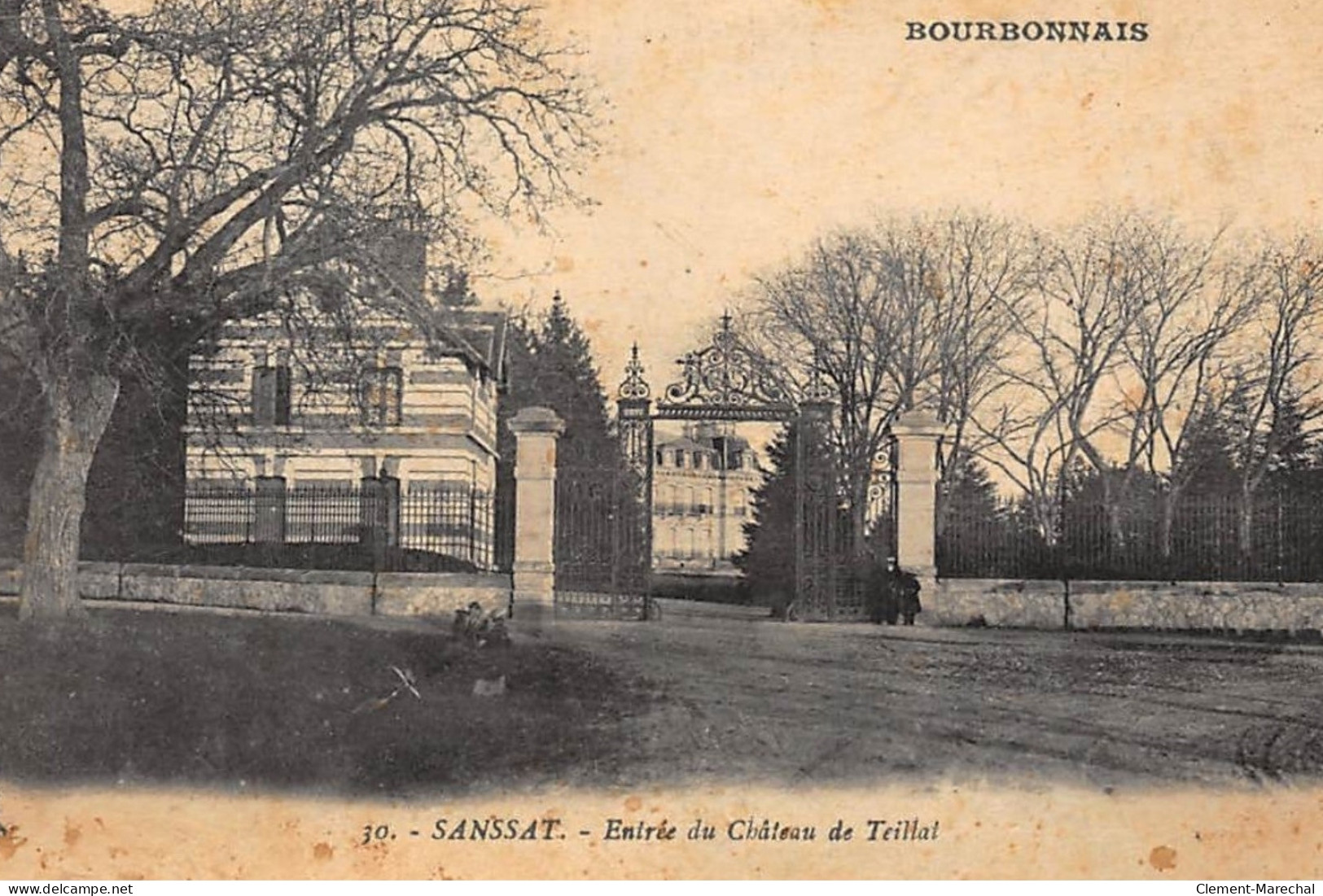 SANSSAT : Entrée Du Chateau De Teillat - Tres Bon Etat - Other & Unclassified