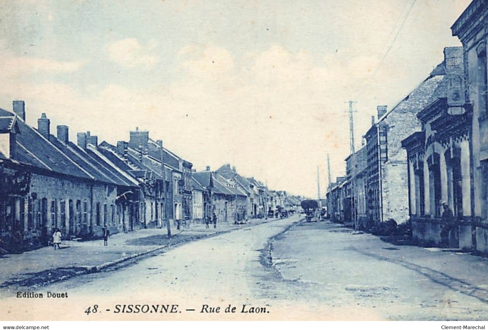 SISSONNE : Rue De Laon - Tres Bon Etat - Sissonne