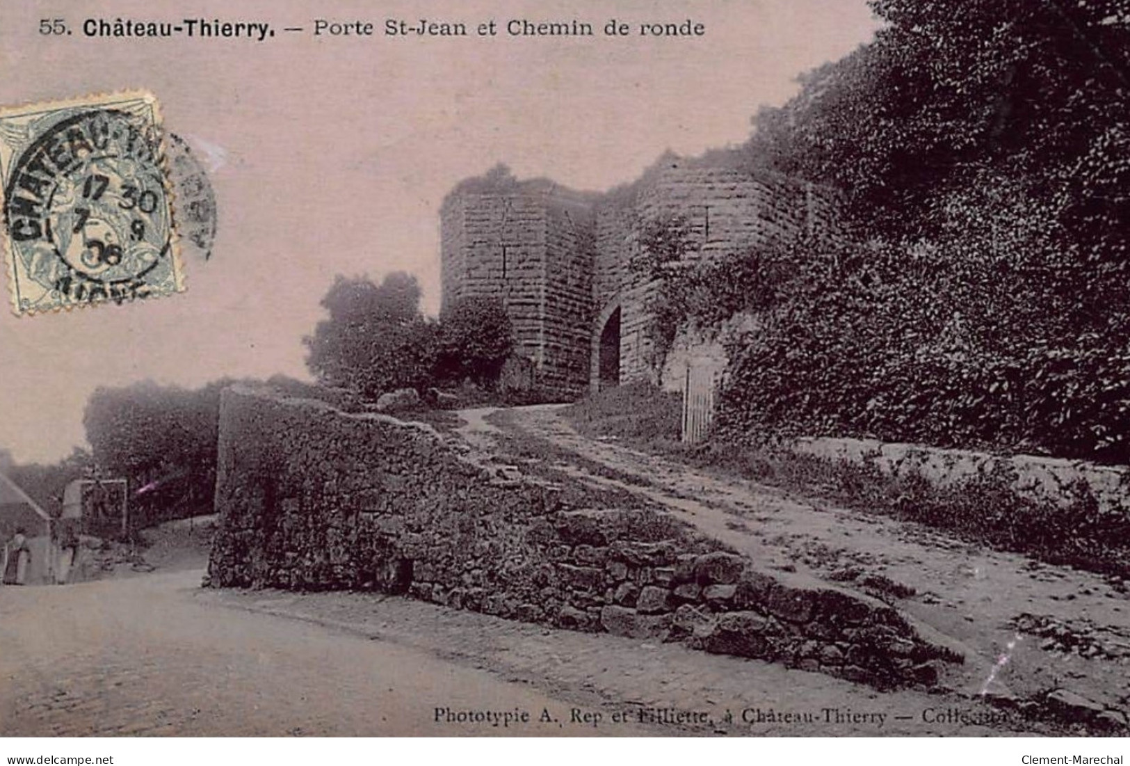 CHATEAU-THIERRY : Porte St-jean Et Chemin De Ronde - Etat - Chateau Thierry