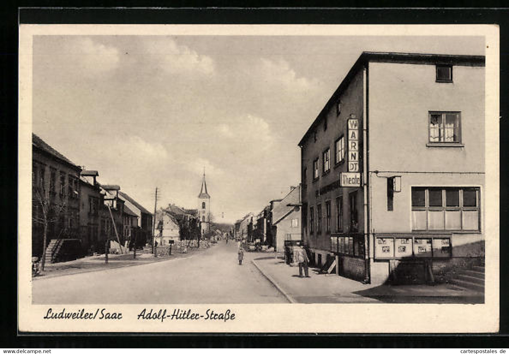 AK Ludweiler /Saar, Strasse  - Sonstige & Ohne Zuordnung