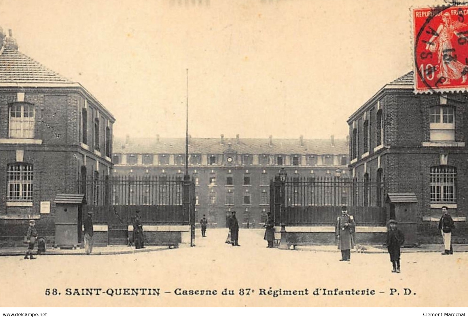 SAINT-QUENTIN : Caserne Du 87e Regiment D'infanterie - Tres Bon Etat - Saint Quentin
