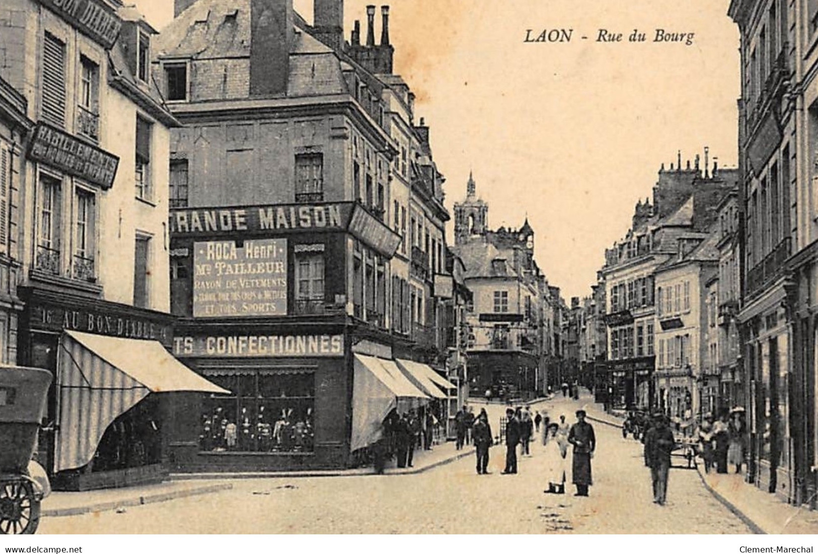 LAON : Rue Du Bourg - Etat - Laon