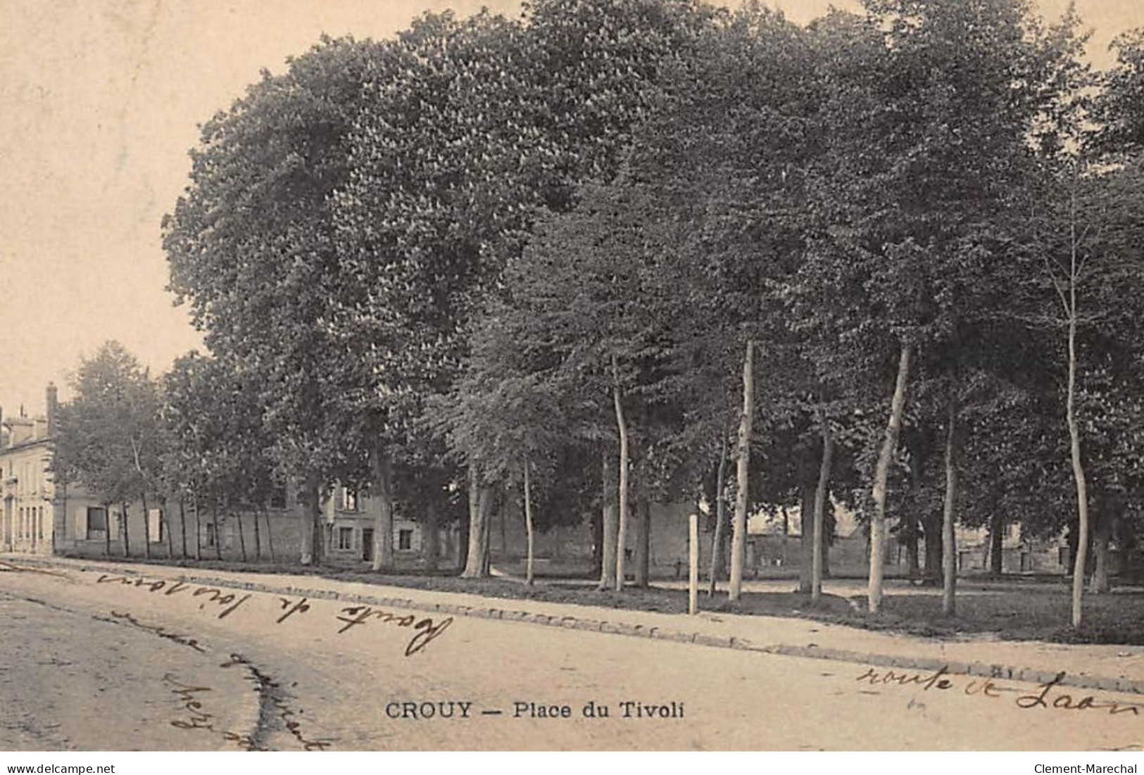 CROUY : Place Du Tivoli - Etat - Other & Unclassified