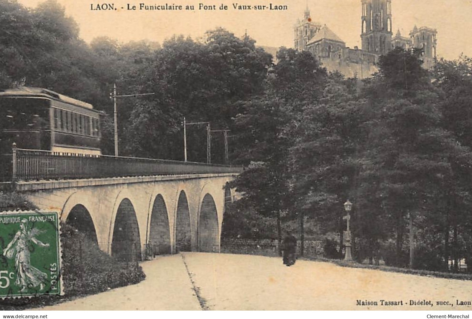 LAON : Le Funiculaire Au Pont De Vau-sur-laon - Tres Bon Etat - Laon