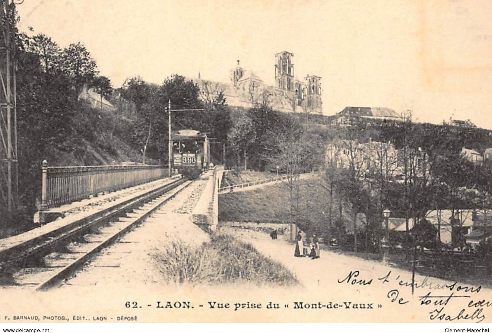 LAON : Vue Prise Du Mont-de-vaux - Tres Bon Etat - Laon