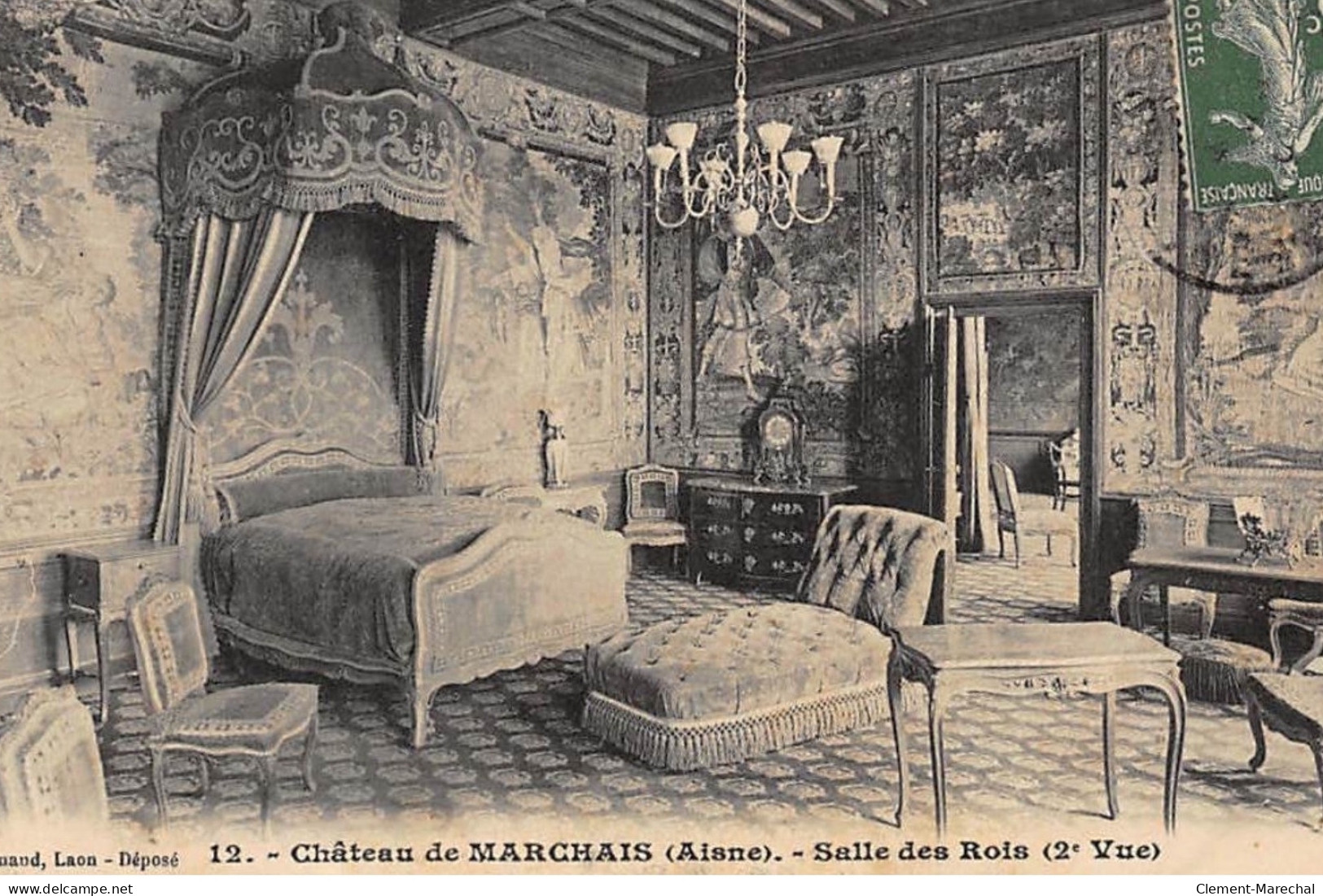 AISNE : Chateau De Marchais, Salle Des Rois 2e Vue - Tres Bon Etat - Other & Unclassified