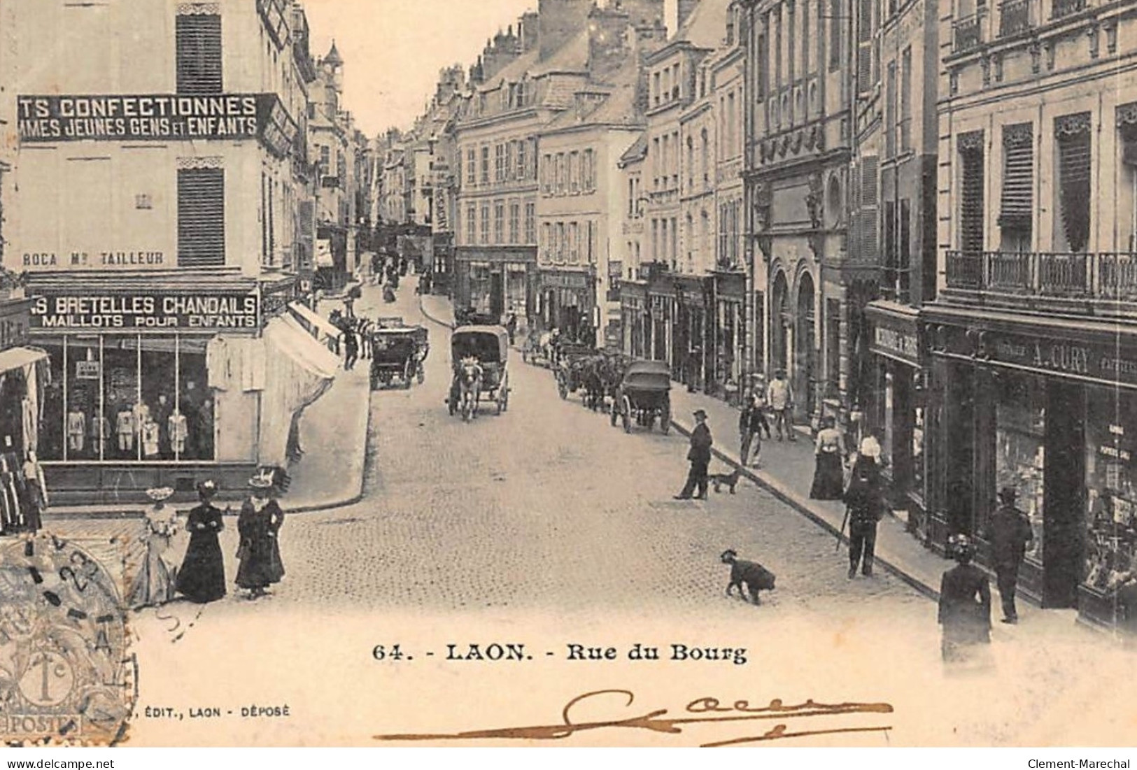 LAON : Rue Du Bourg - Etat - Laon