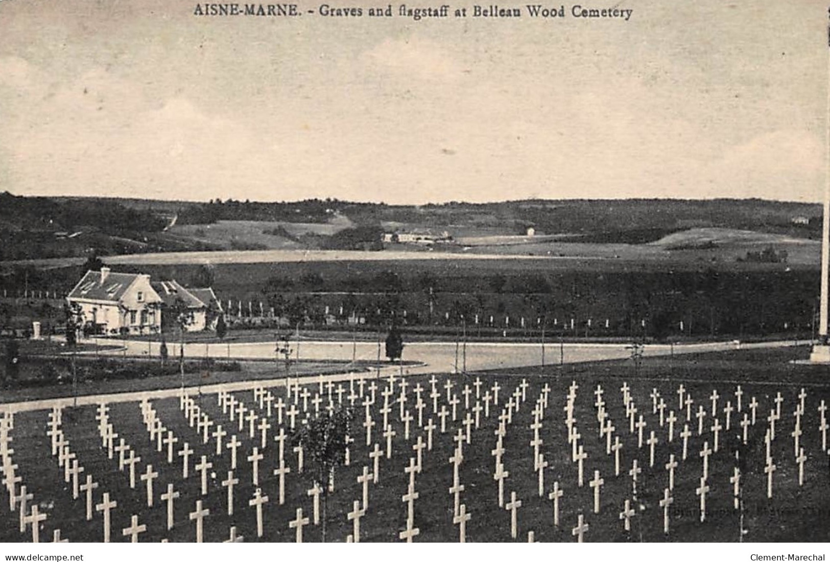 AISNE : Aisne-marne Graves And Flagstaff At Belleau Wood Cemetery - Etat - Other & Unclassified