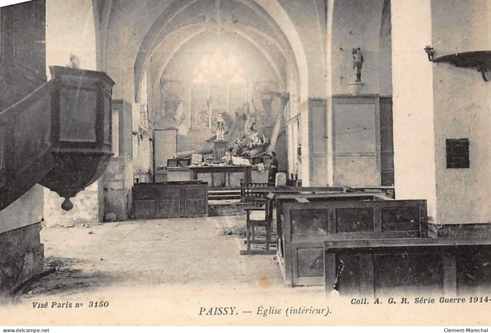 PAISSY : Eglise (interieur) - Tres Bon Etat - Other & Unclassified