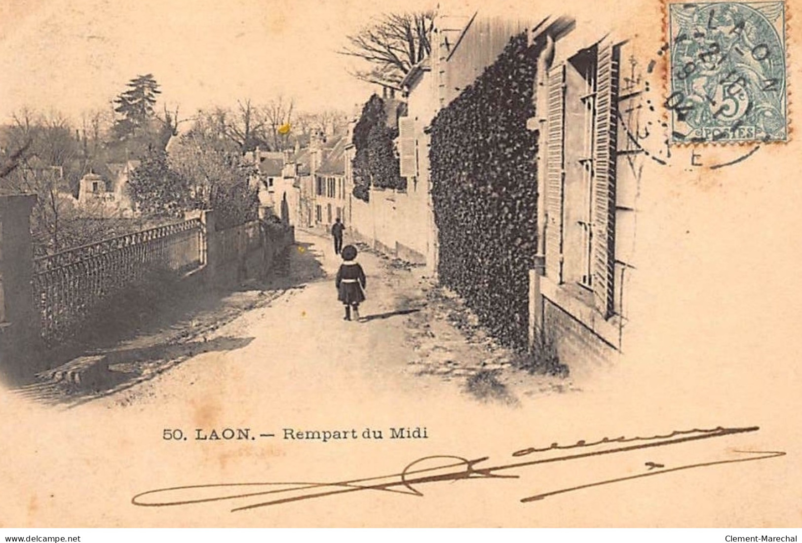 LAON : Rempart Du Midi (pub) - Tres Bon Etat - Laon