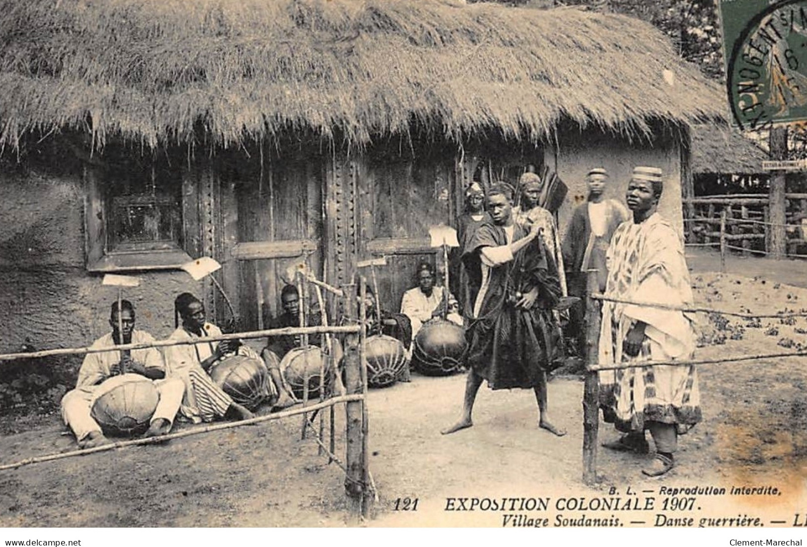 NOGENT : Eexposition Coloniale 1907 Village Soudanais Danse Guerriere - Tres Bon Etat - Sonstige & Ohne Zuordnung