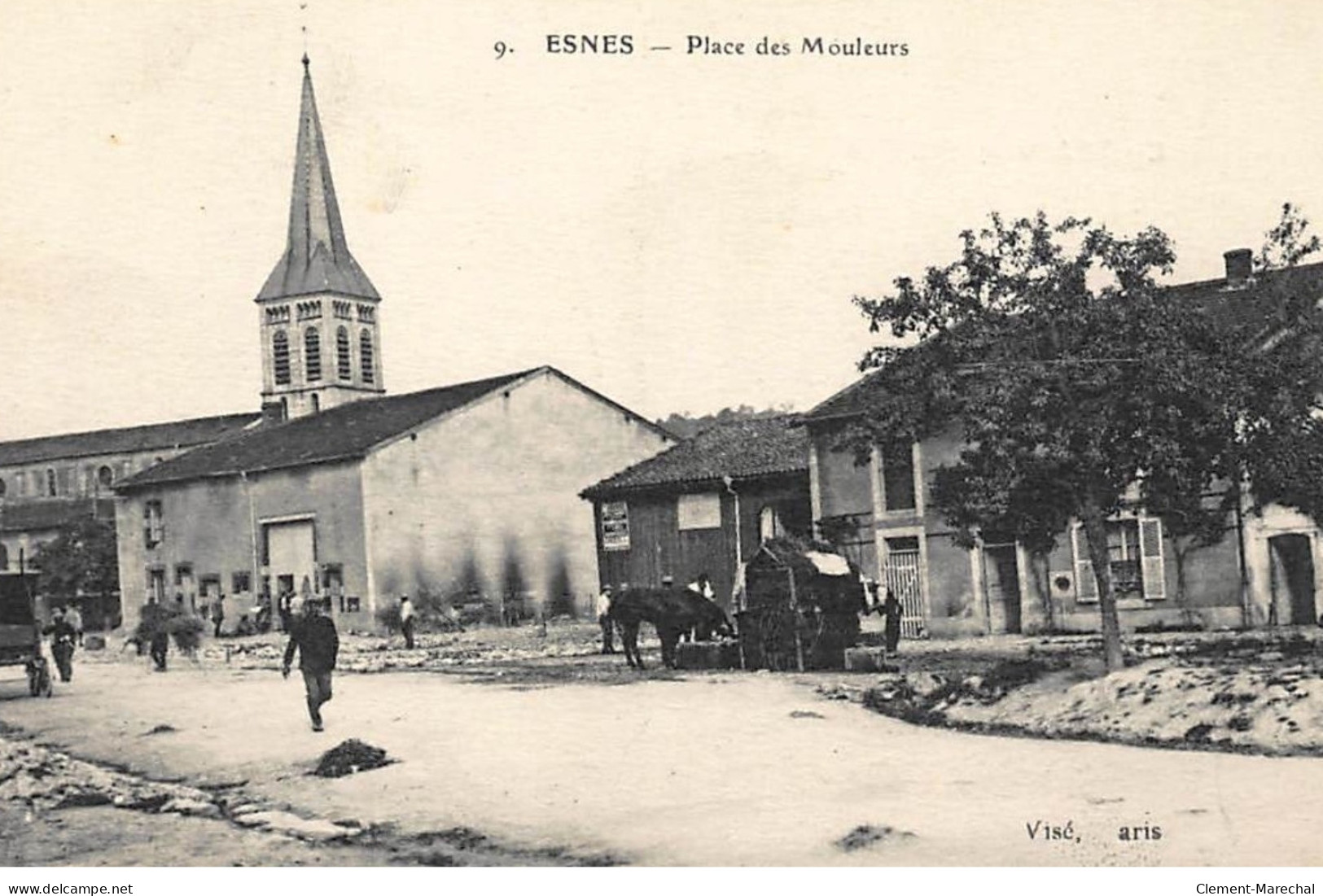 ESNES : Place Des Mouleurs - Tres Bon Etat - Andere & Zonder Classificatie