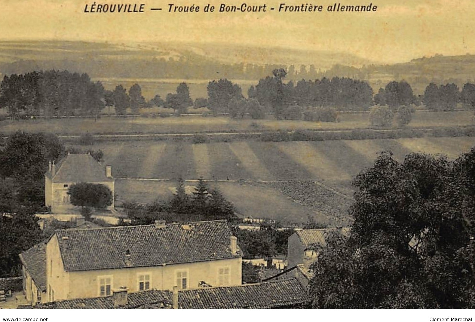 LEROUVILLE : Trouée De Bon-court, Frontiere Allemande - Tres Bon Etat - Lerouville