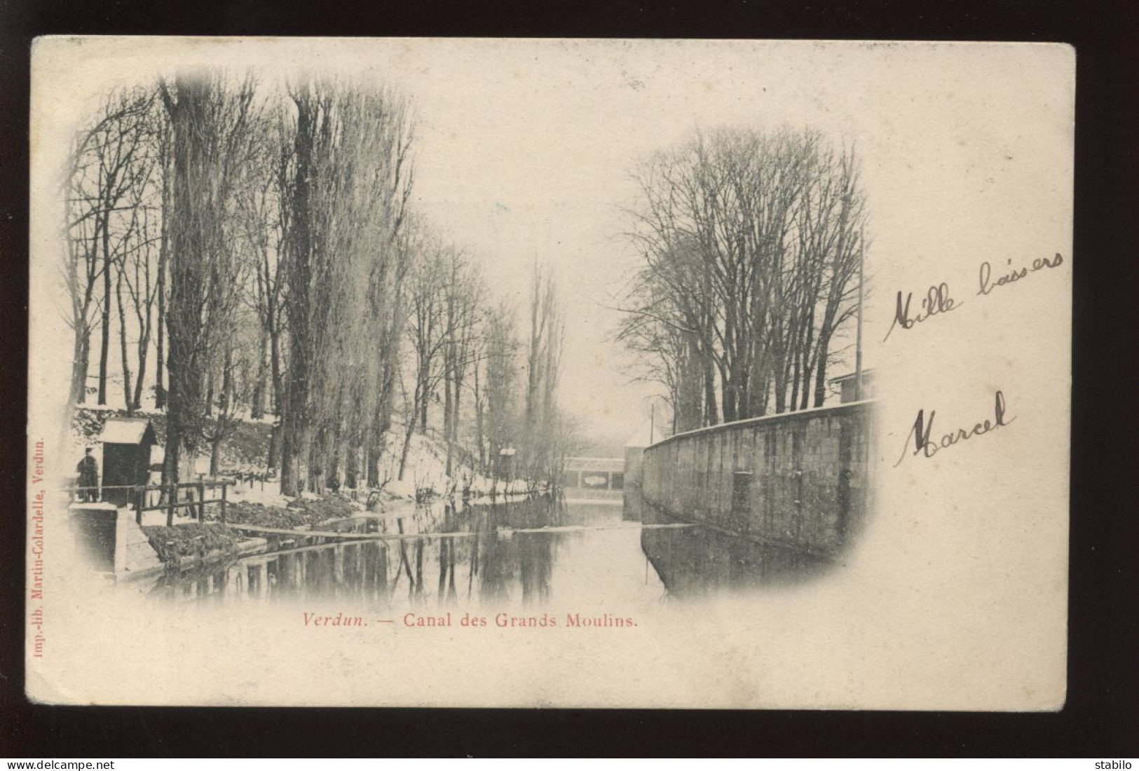 55 - VERDUN - CANAL DES GRANDS MOULINS - EDITEUR MARTIN-COLARDELLE - Verdun