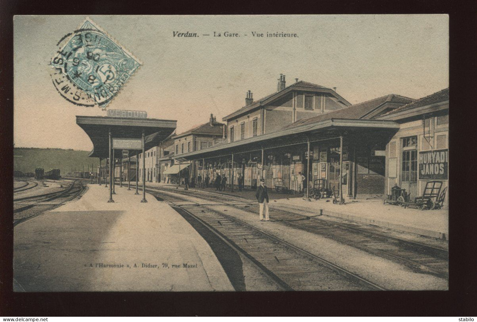 55 - VERDUN - LA GARE DE CHEMIN DE FER - LES QUAIS - EDITEUR A. DIDIER - Verdun