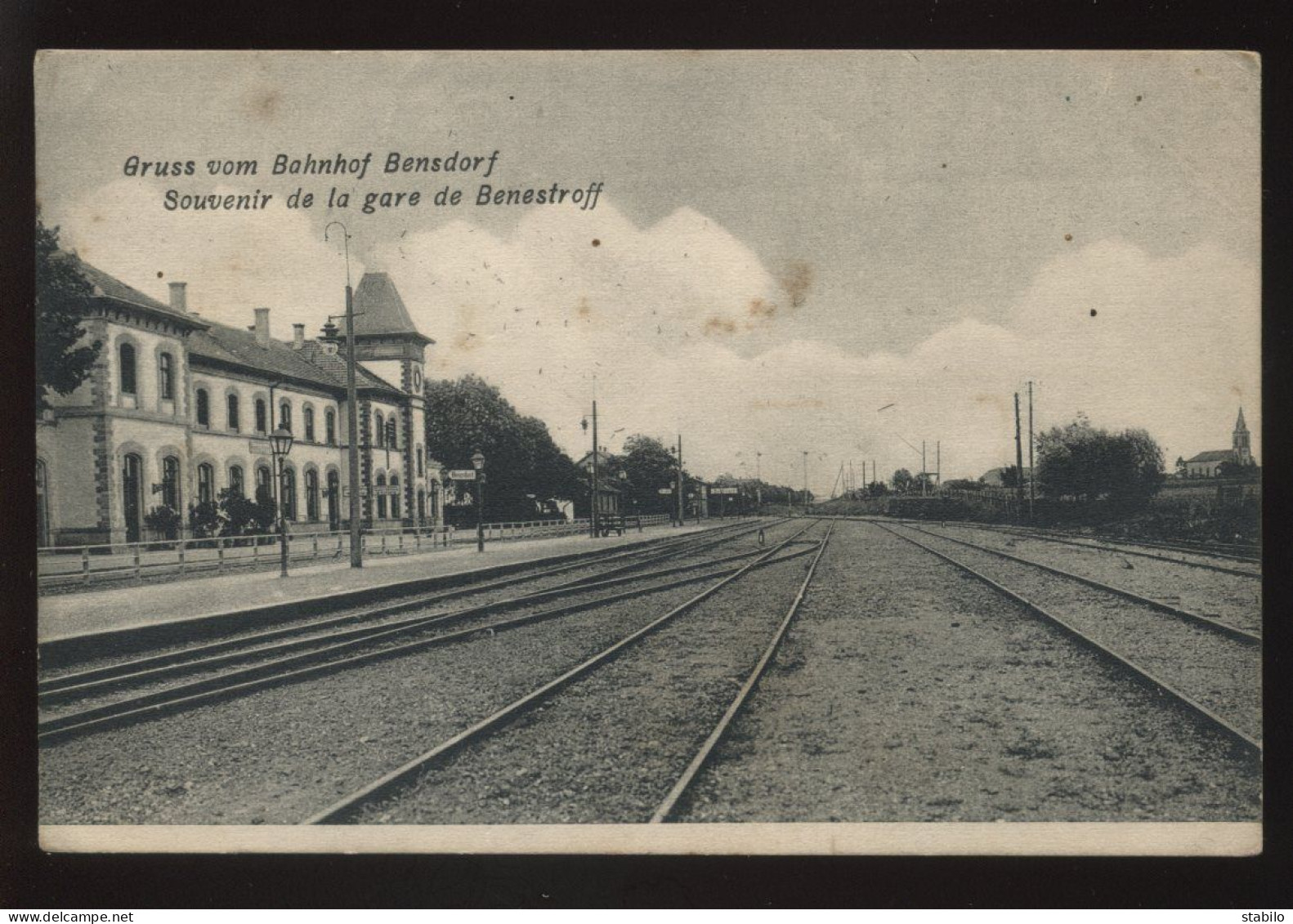 57 - BENESTROFF- LA GARE DE CHEMIN DE FER - Andere & Zonder Classificatie