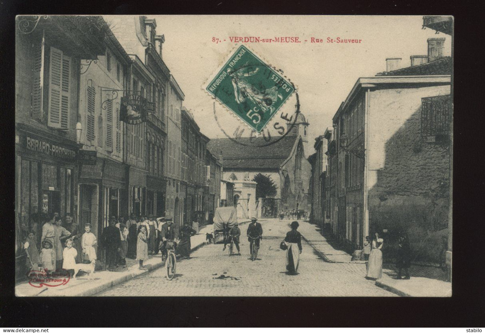 55 - VERDUN - RUE ST-SAUVEUR - EDITEUR MARTIN-COLARDELLE - Verdun
