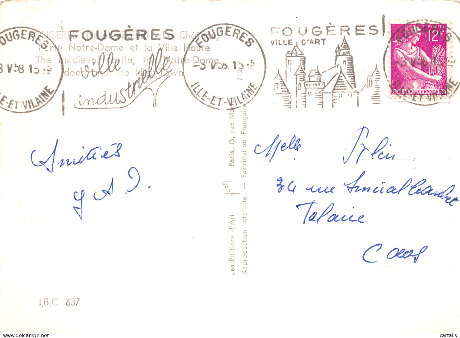 35-FOUGERES-N°4203-B/0389 - Fougeres