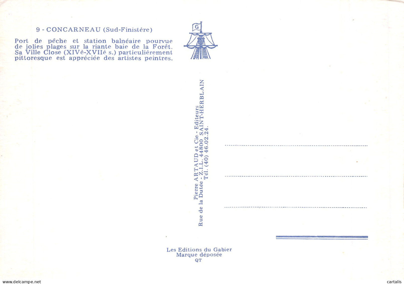 29-CONCARNEAU-N°4203-B/0335 - Concarneau