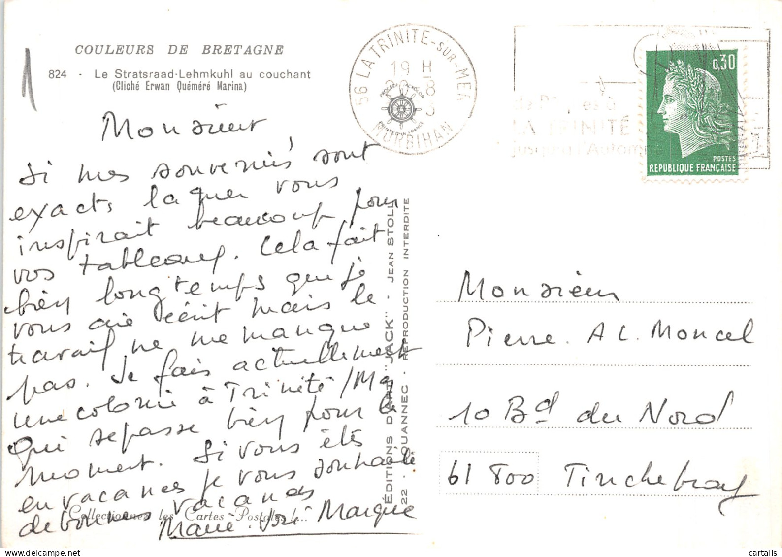 56-BRETAGNE NAVIRE STRATSRAAD-N°4203-B/0305 - Other & Unclassified