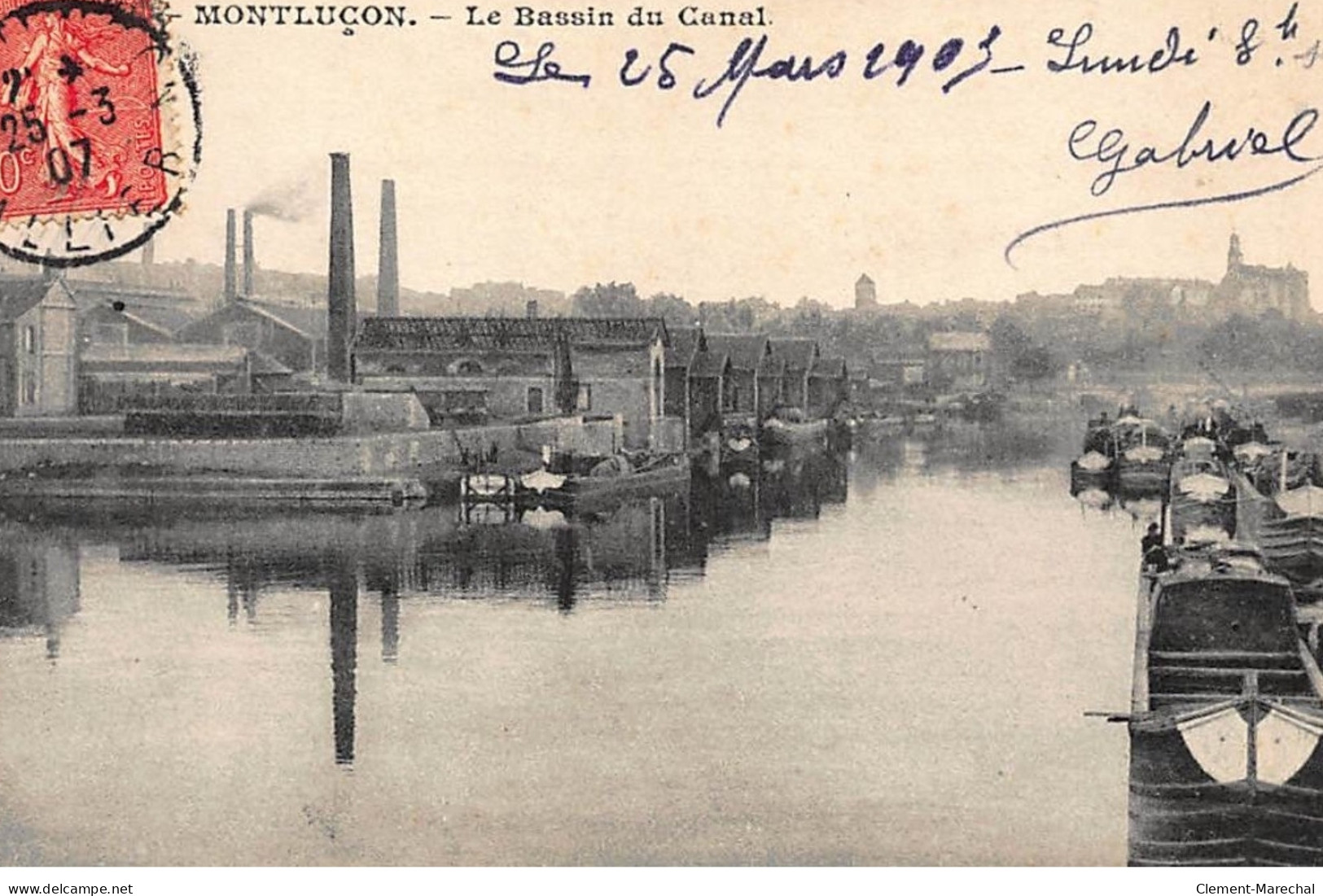 MONTLUCON : Le Bassin Du Canal - Tres Bon Etat - Montlucon