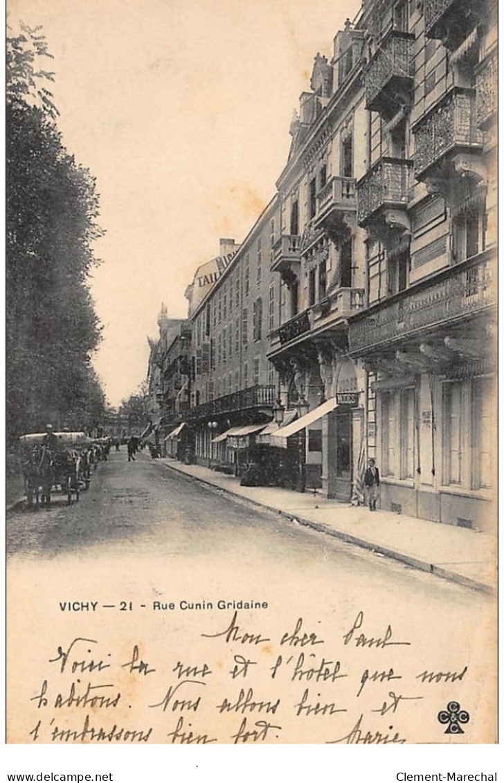 VICHY : Rue Cunin Gridaine - Tres Bon Etat - Vichy