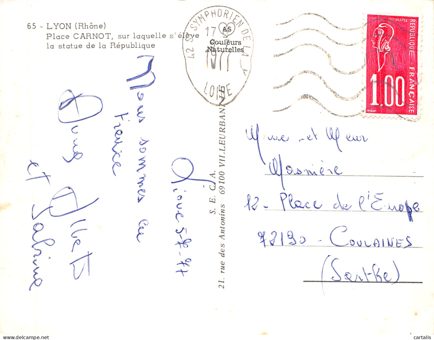 69-LYON-N°4203-A/0203 - Other & Unclassified