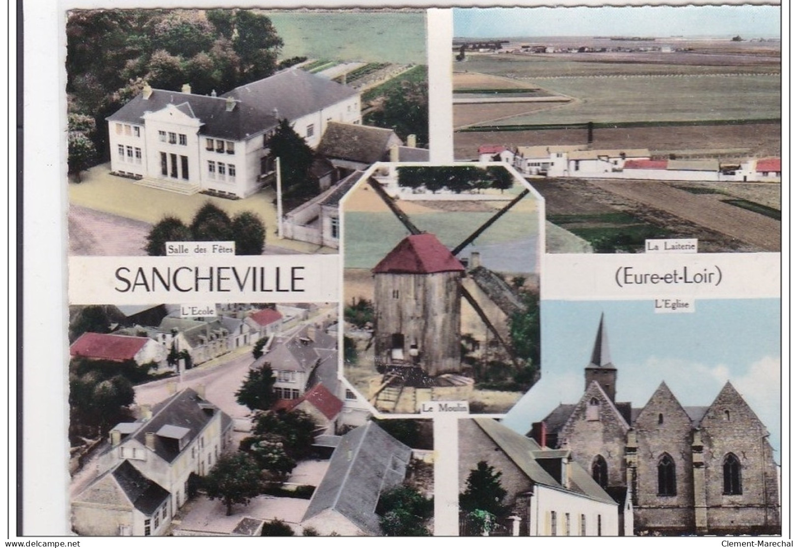 SACHEVILLE : Salle Des Fetes, L'ecole, La Laiterie, L'eglise - Tres Bon Etat - Sonstige & Ohne Zuordnung