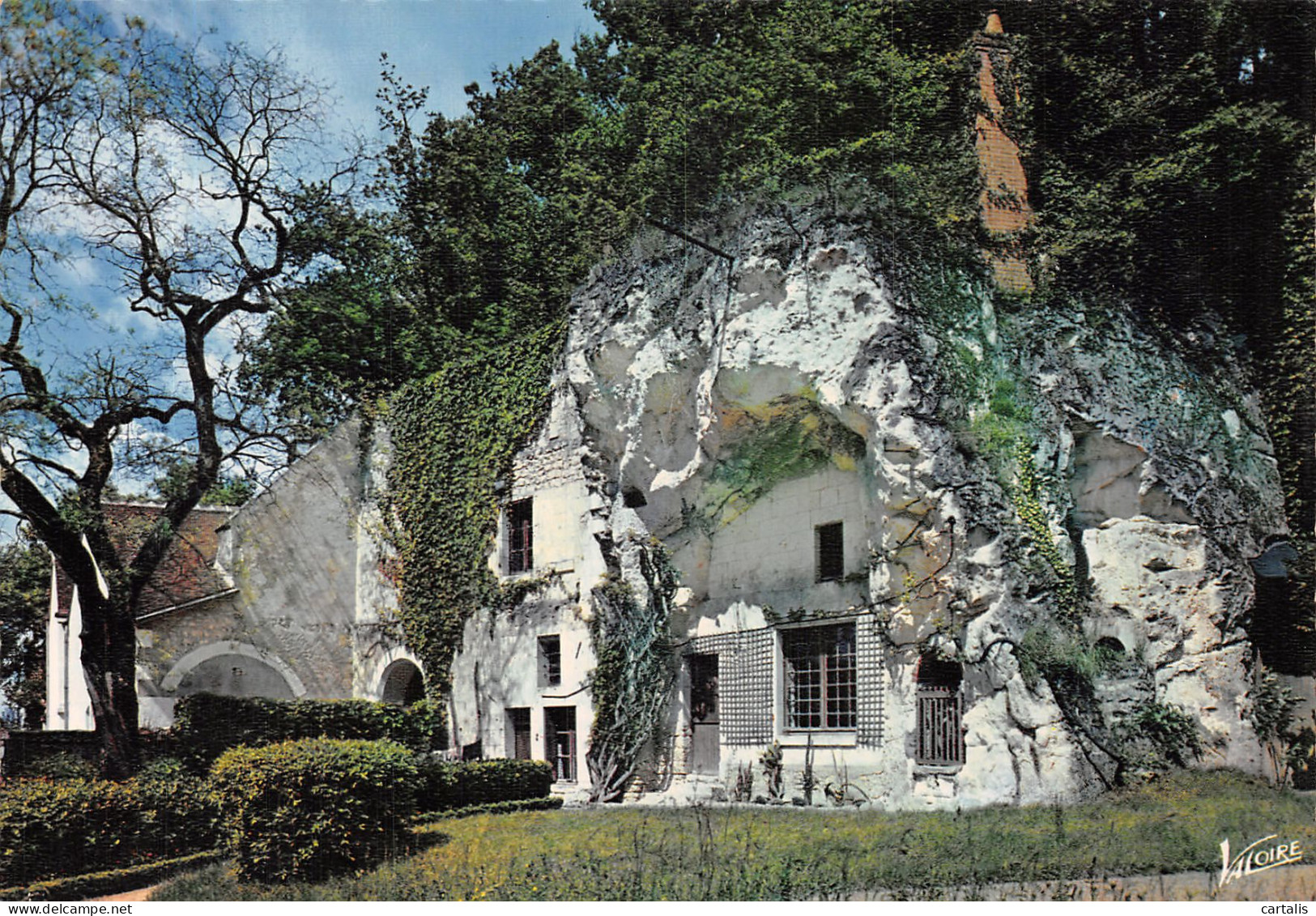 37-TOURAINE MAISON TROGLODYTE-N°4203-A/0005 - Other & Unclassified