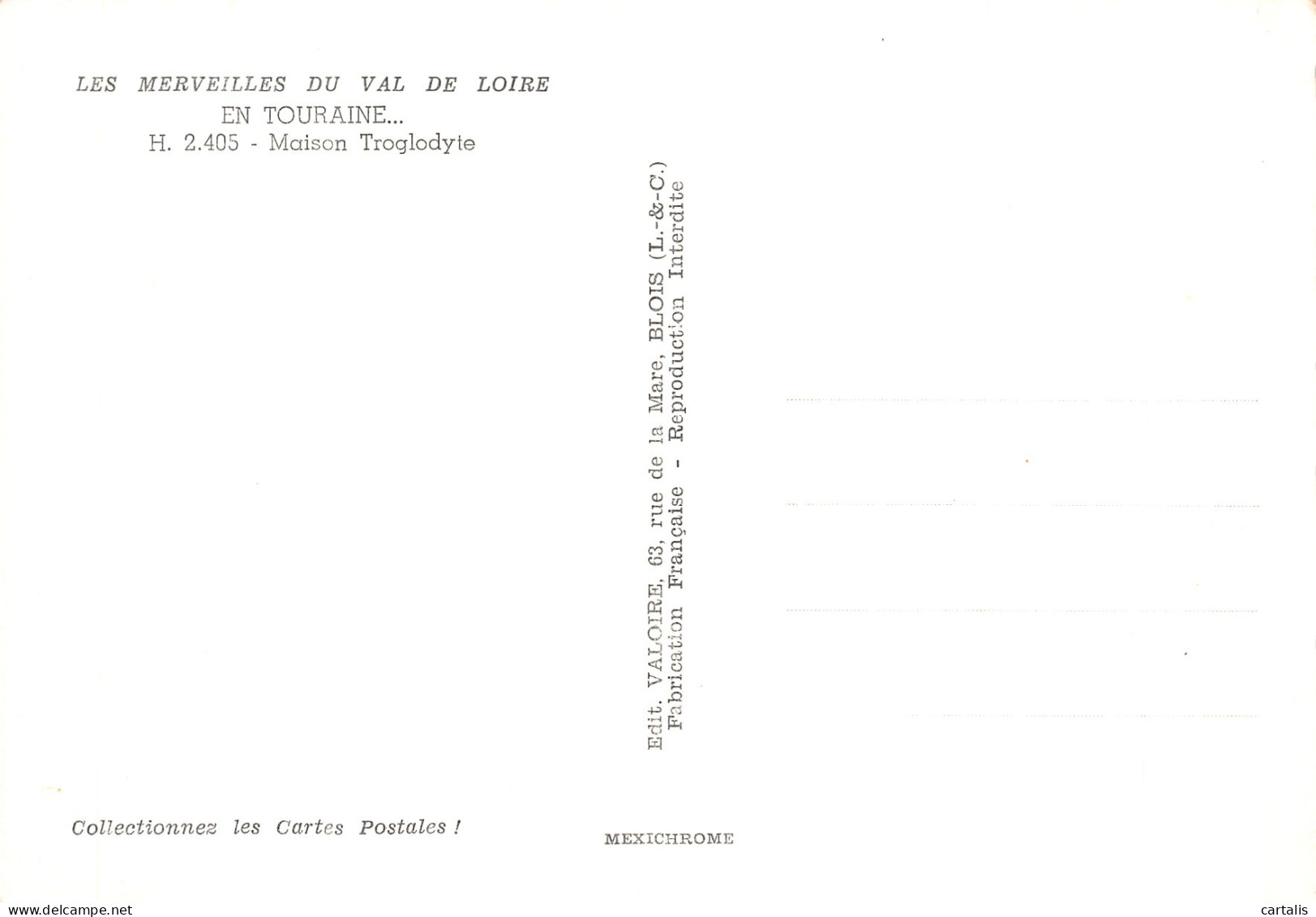 37-TOURAINE MAISON TROGLODYTE-N°4203-A/0005 - Other & Unclassified