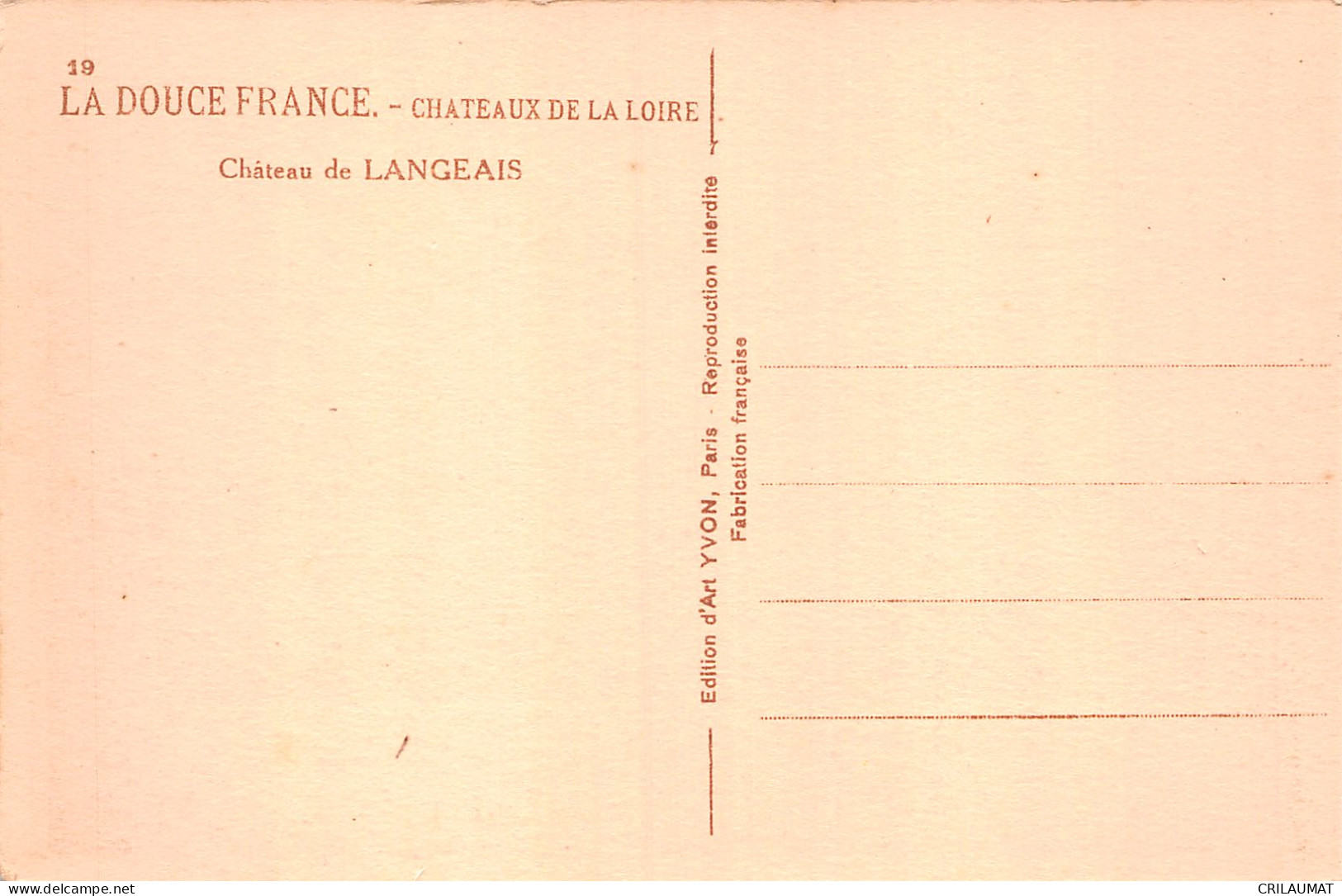 37-LANGEAIS LE CHÂTEAU-N°5148-H/0249 - Langeais