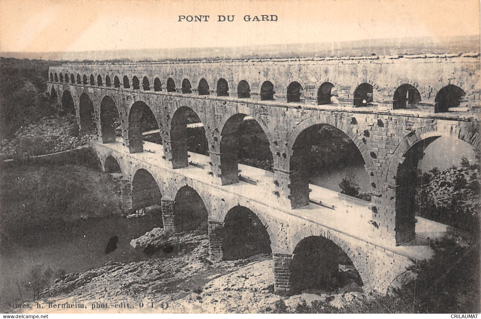 30-LE PONT DU GARD-N°5148-H/0005 - Autres & Non Classés