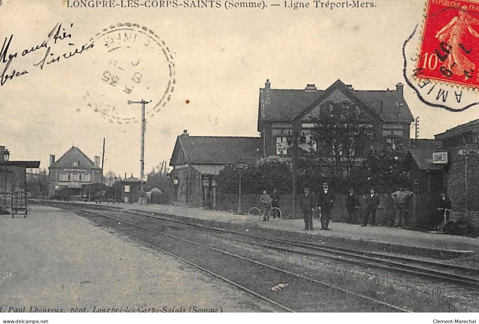 LONGPRE-les-CORPS-SAINTS : Ligne Tréport-mers - Etat - Autres & Non Classés