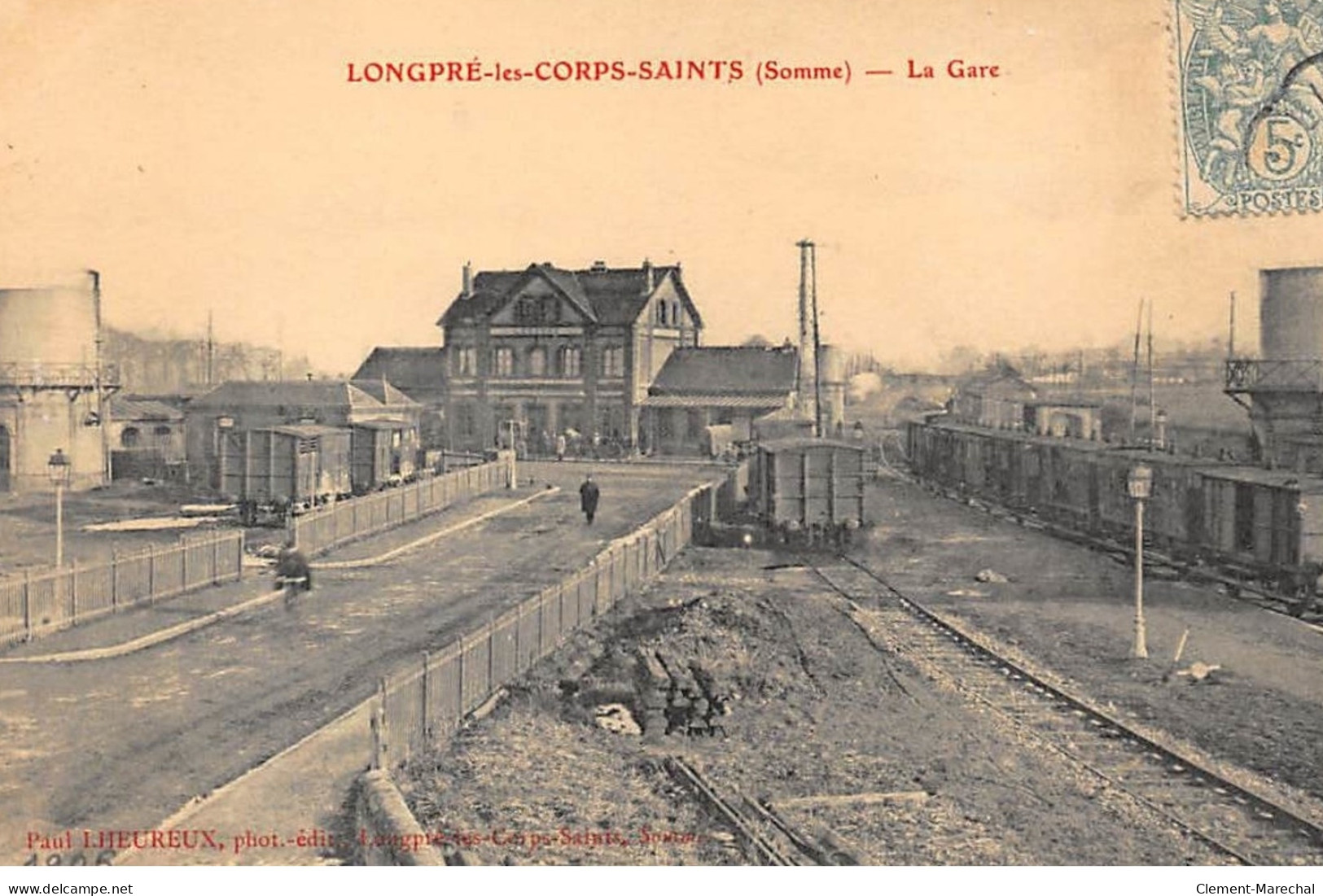 LONGPRE-les-CORPS-SAINTS : La Gare - Etat - Autres & Non Classés