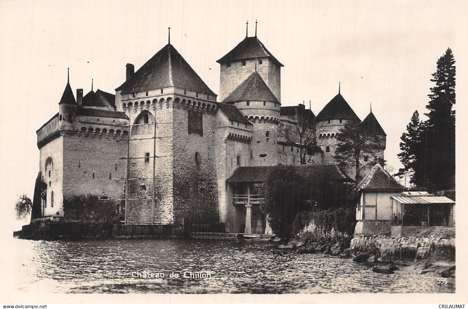 74-CHÂTEAU DE CHILLON-N°5148-G/0195 - Sonstige & Ohne Zuordnung