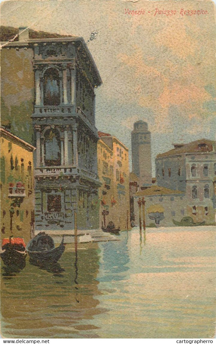 Postcard Italy Venice Palazzo Rezzonico - Venezia (Venedig)