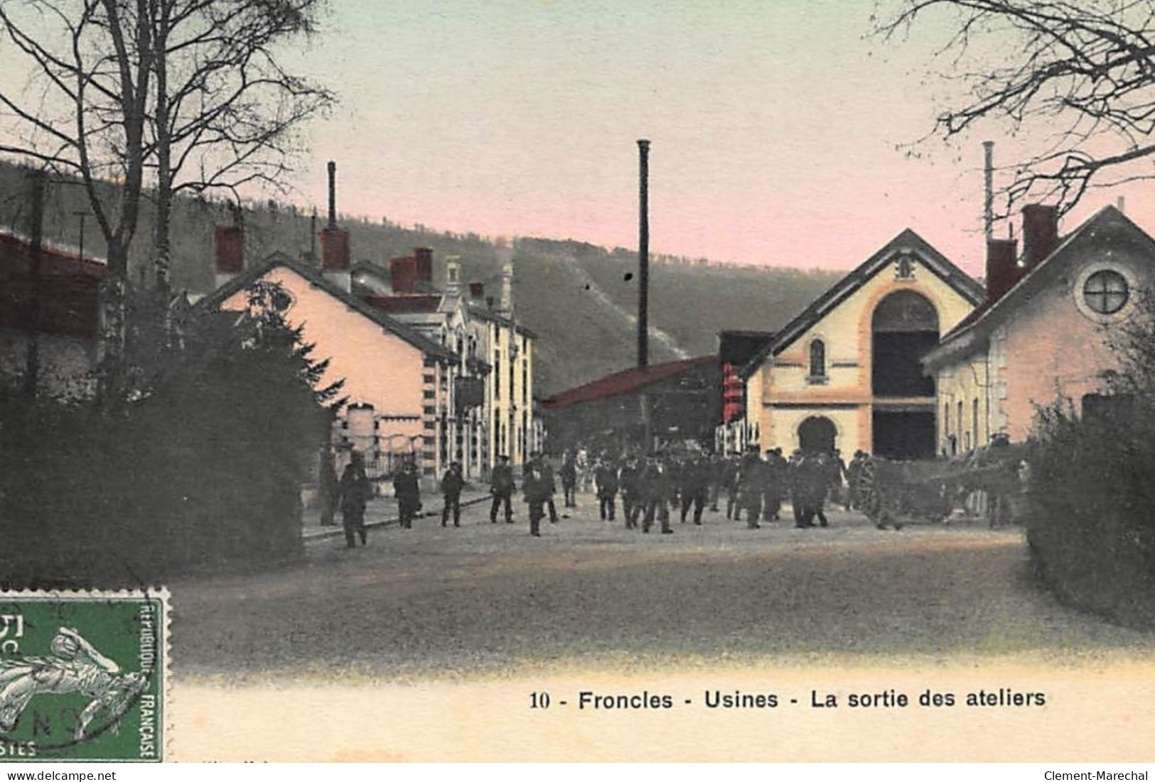 FRONCLES : Usines, La Sortie Des Ateliers - Tres Bon Etat - Other & Unclassified