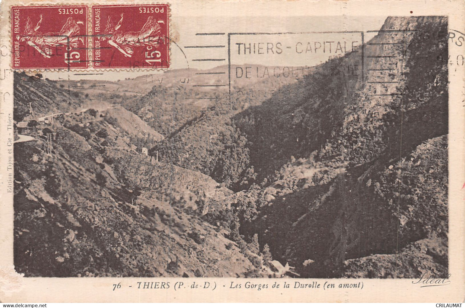 63-THIERS GORGES DE LA DUROLLE-N°5148-F/0091 - Thiers