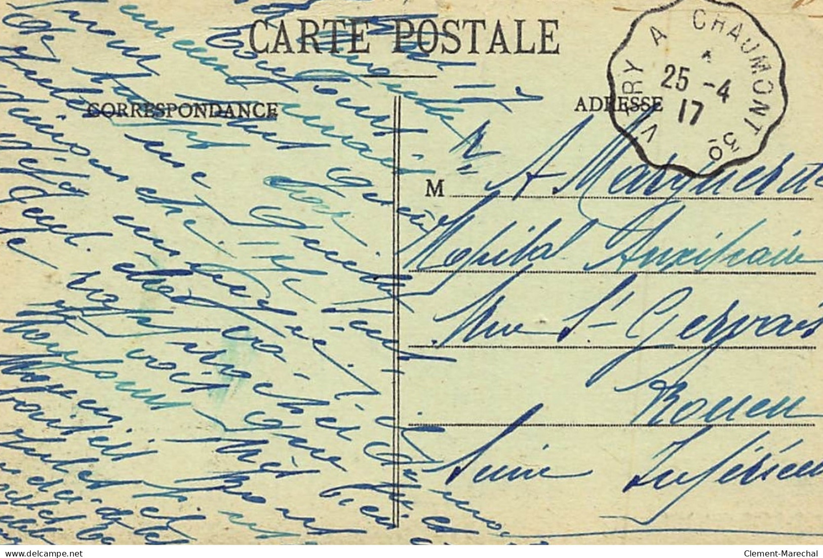 JOINVILLE : Vue Generale L'hopital Apres L'incendie Du 13 Mars 1916 - Etat - Joinville