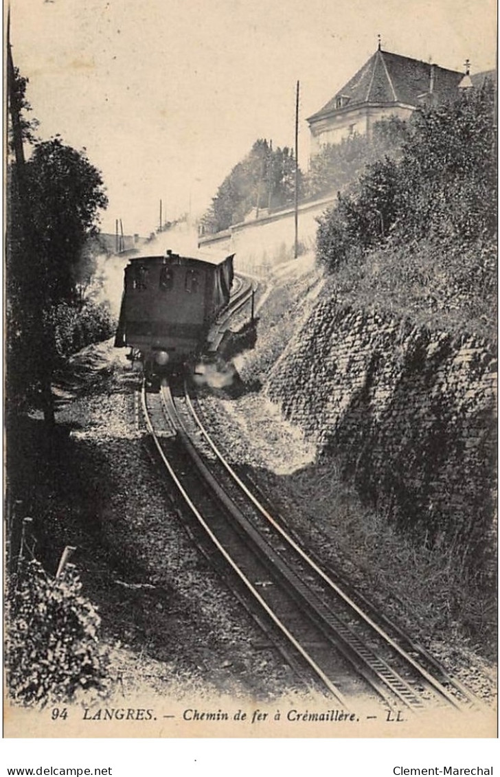 LANGRES : Chemin De Fer à Cremailliere - Tres Bon Etat - Langres