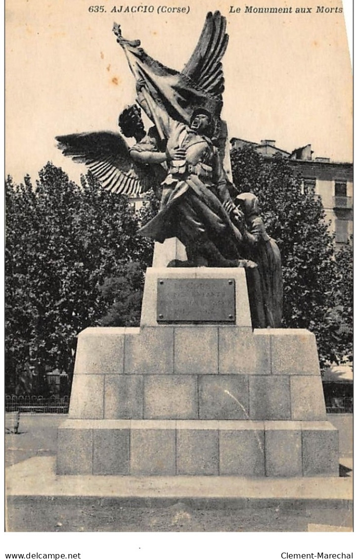 AJACCIO : Le Monument Aux Morts - Etat - Ajaccio