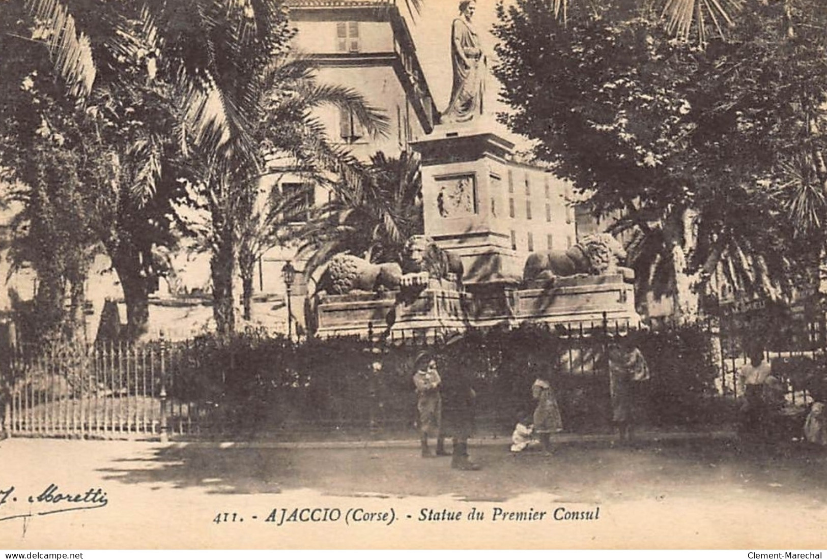 AJACCIO : Statue Du Premier Consul - Tres Bon Etat - Ajaccio