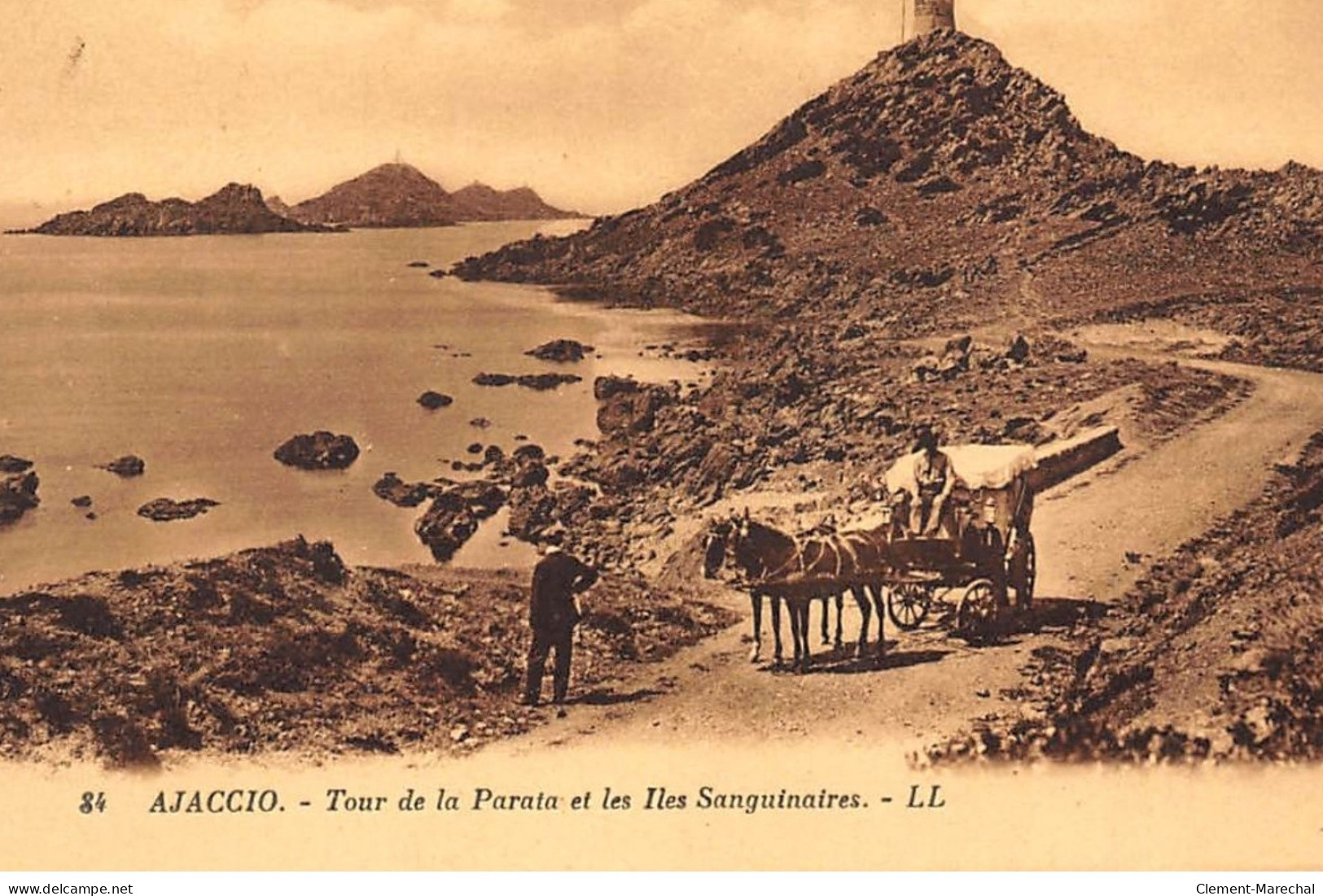 AJACCIO : Tour De La Parata Et Les Iles Sanguinaires - Tres Bon Etat - Ajaccio