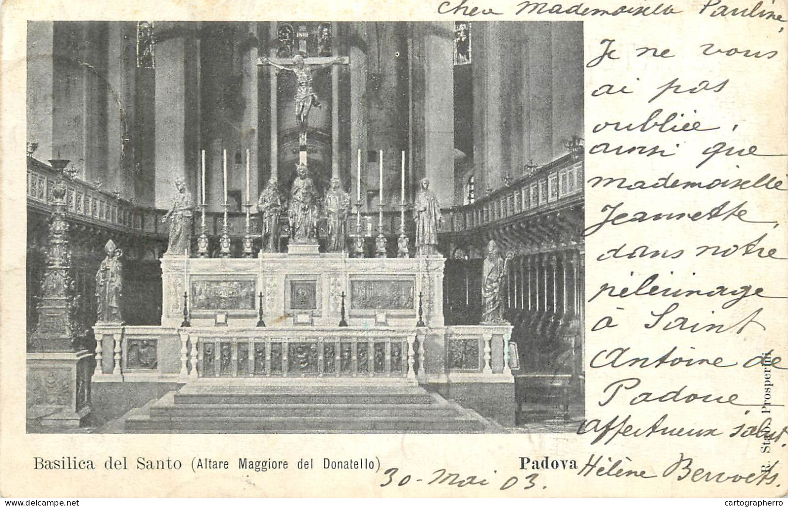 Postcard Italy Padova Basilica Del Santo - Padova (Padua)